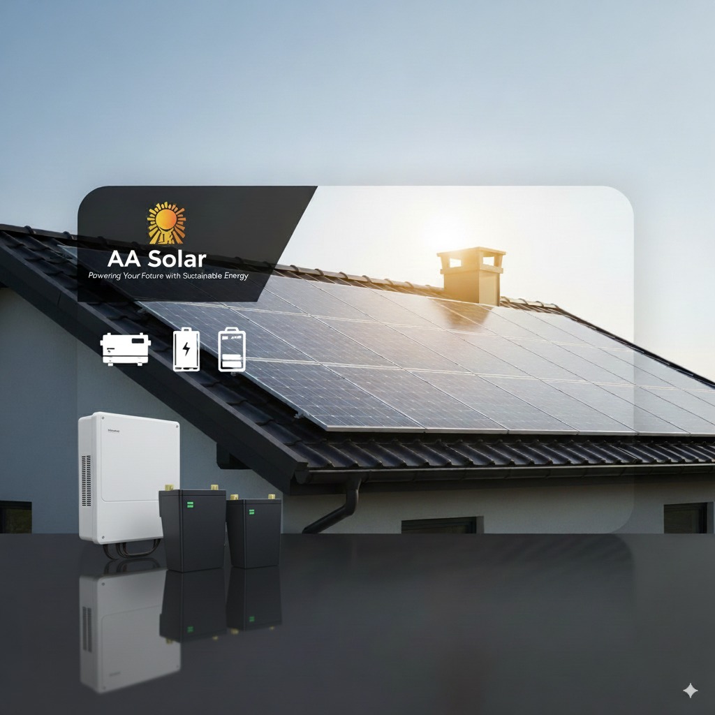 Professional solar panel installation by AA Solar team in Karachi - Residential solar system setup